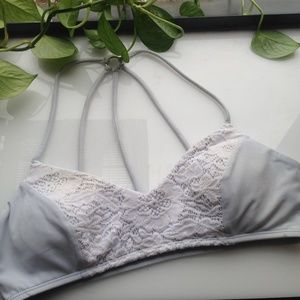 CLOSET CLOSING LA Hearts lace bikini top
